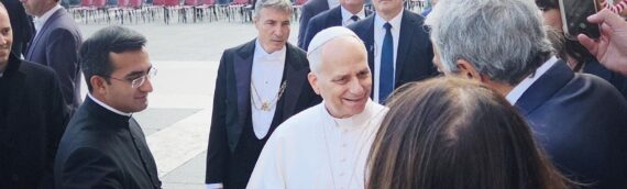 Giovanni P. Silvagni participates in private audience with Pope Leo XIV during ACINY visit to Rome